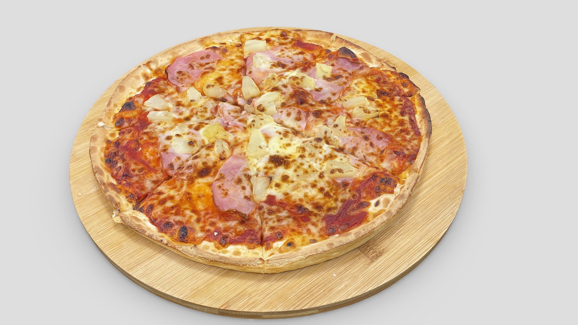 Hawaiian Pizza Dream 3d model