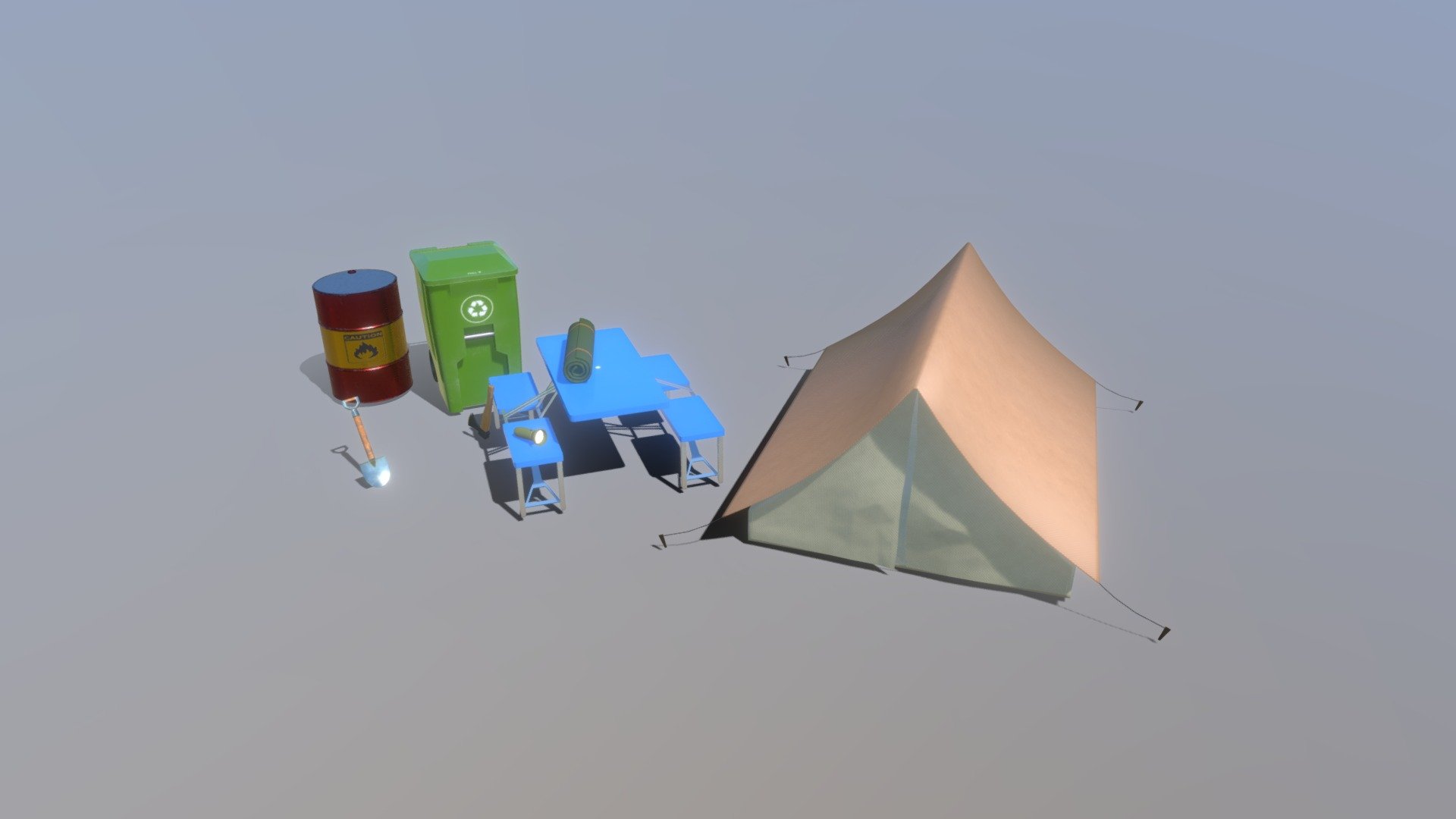 Outdoor Props 3d model