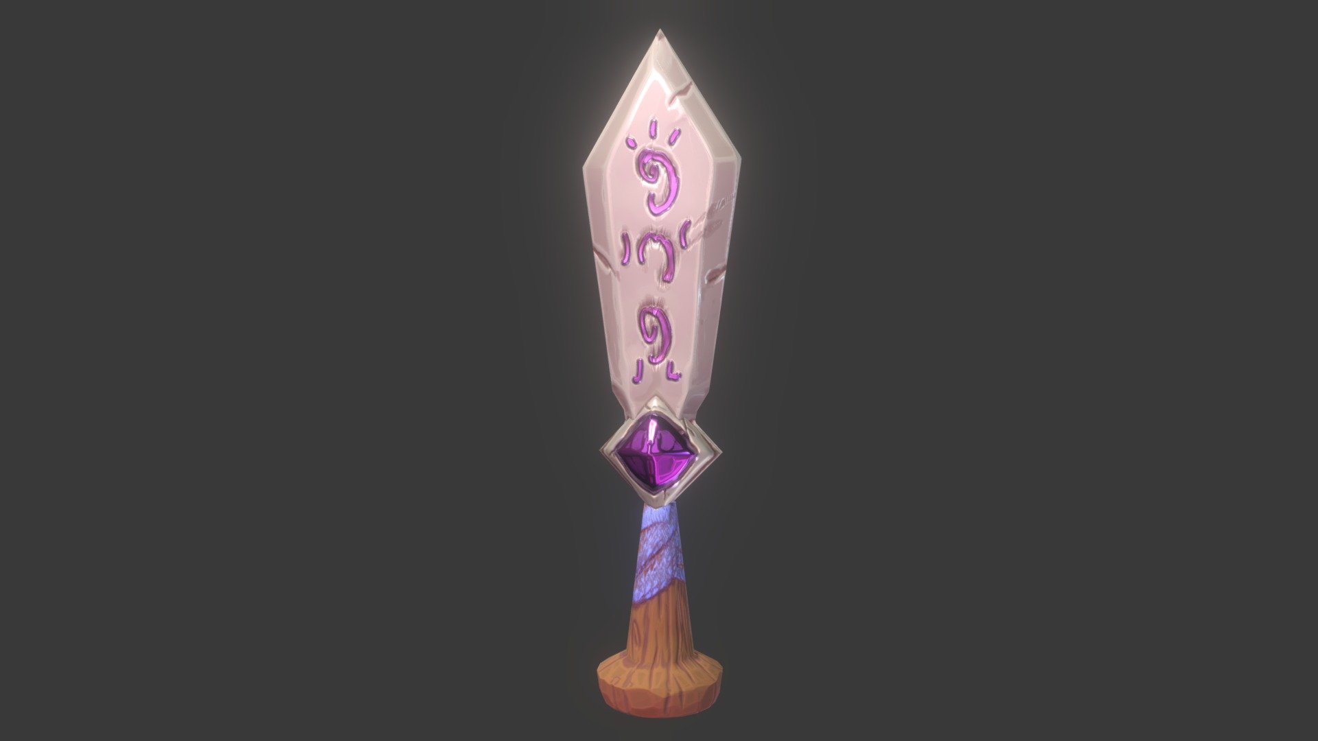 Dagger Low Poly 3d model