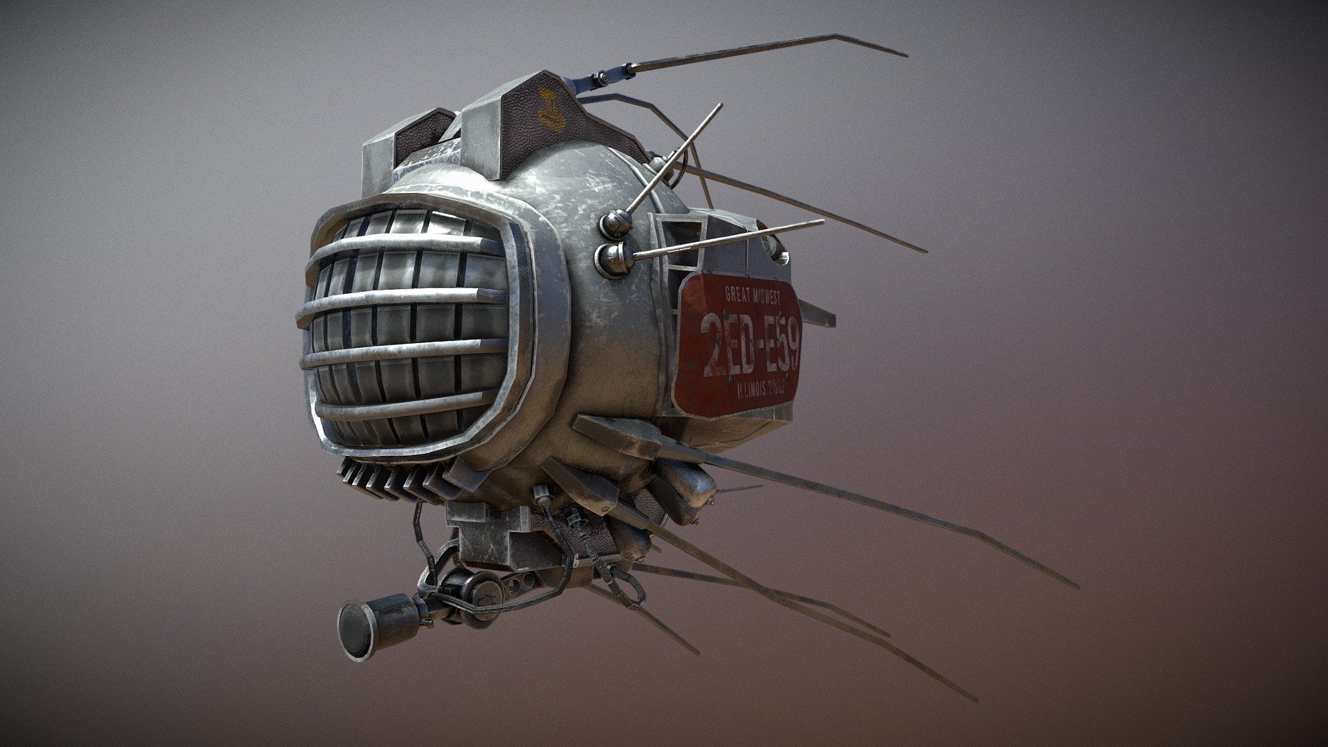 Fallout New Vegas ED-E 3d model