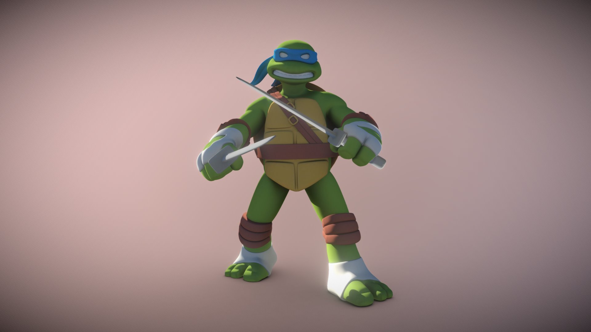 Ninja Turtle Donatello Toy 3d model