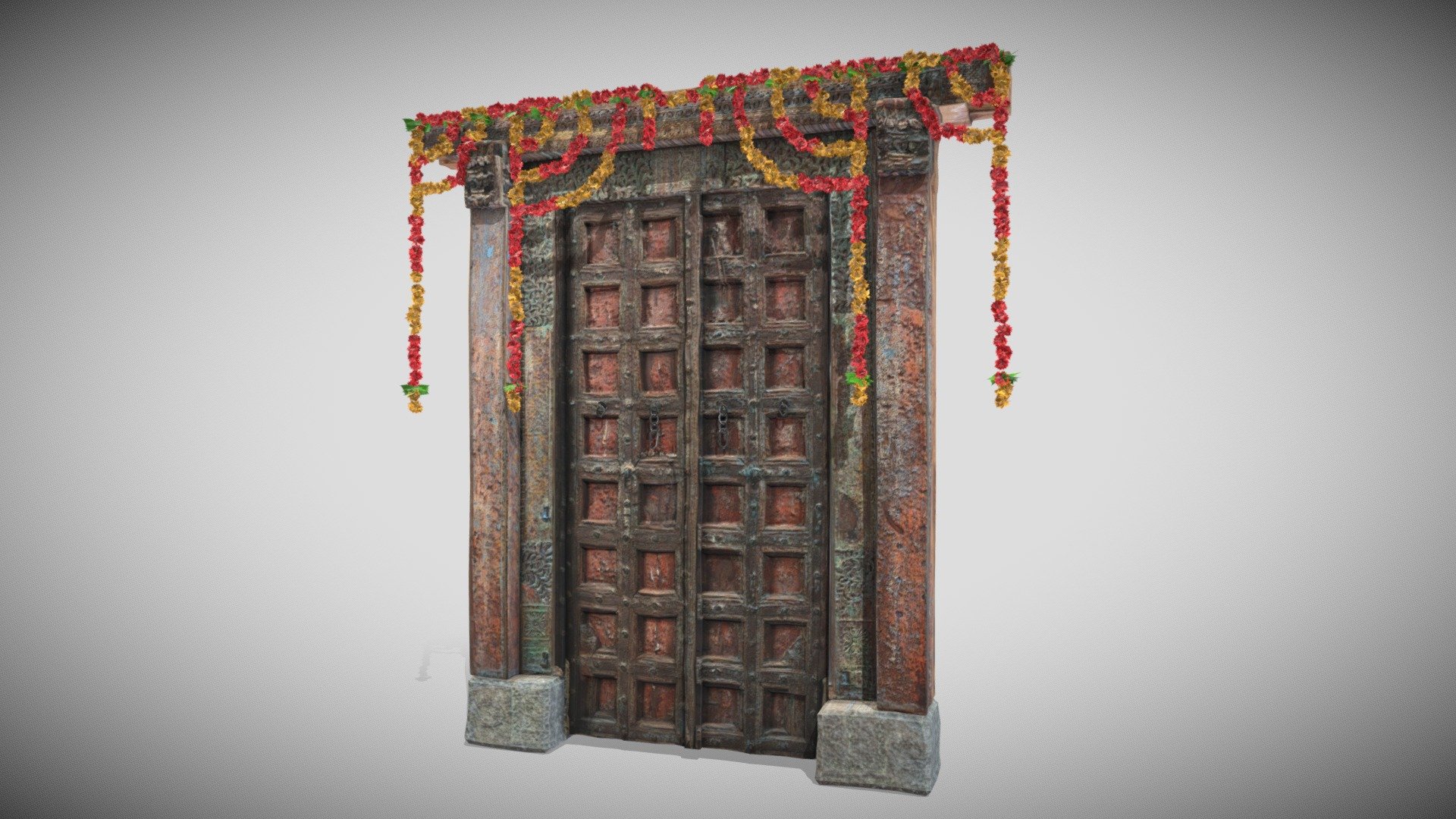 Indian Door 3d model