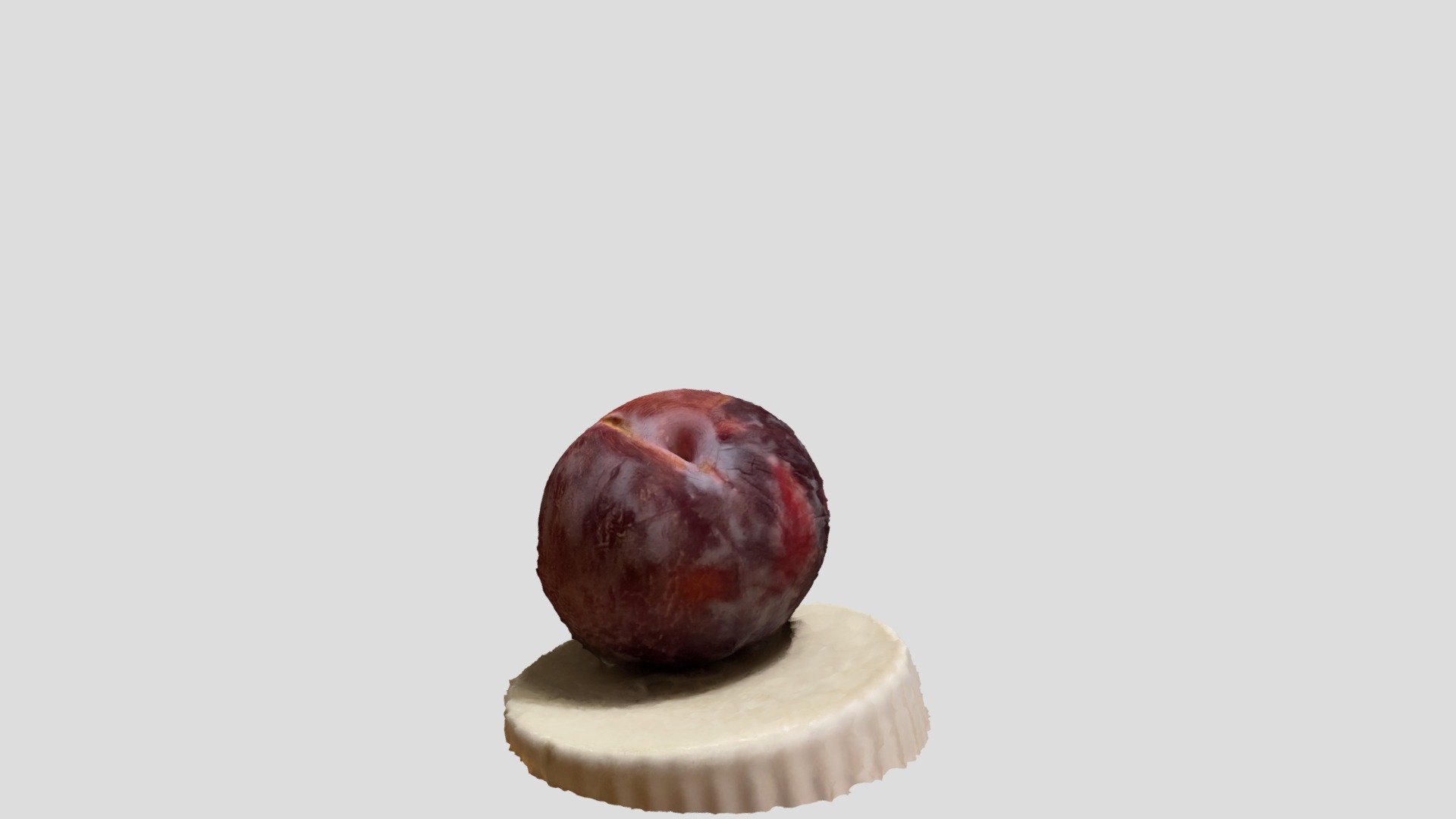 Plum on stand 3d model