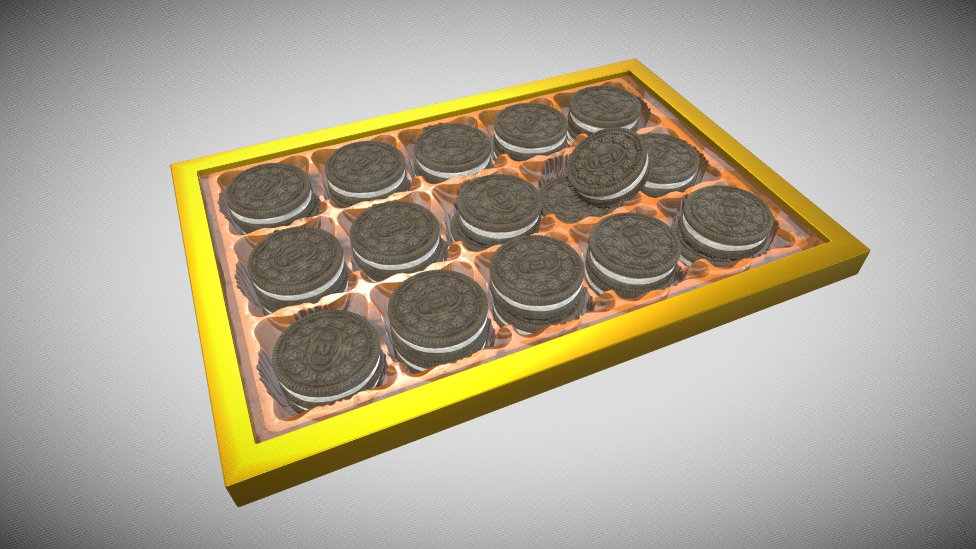 Biscuits Pack 3d model