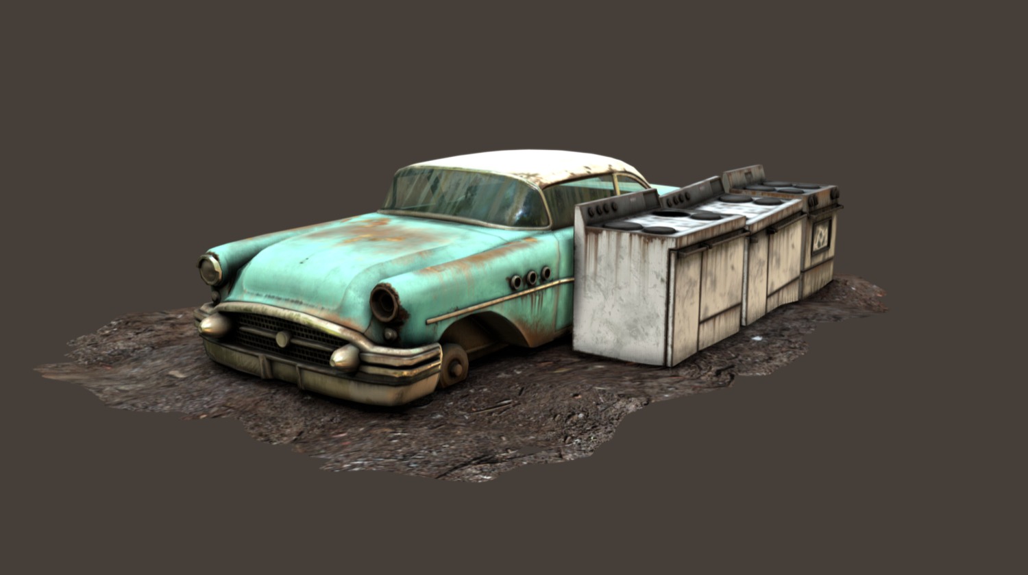 Simple Scrapyard 3d model