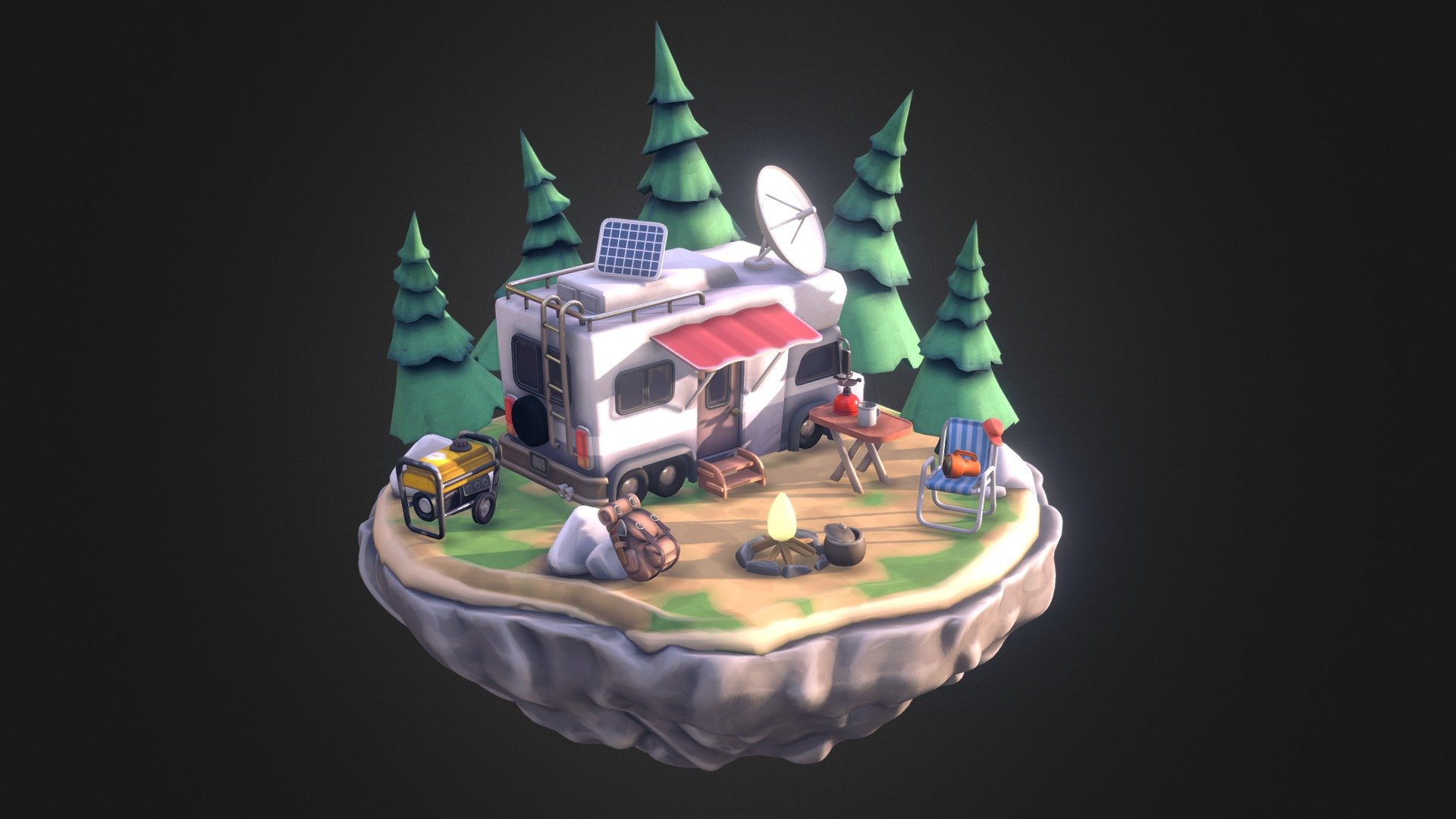 Off The Grid 3d model