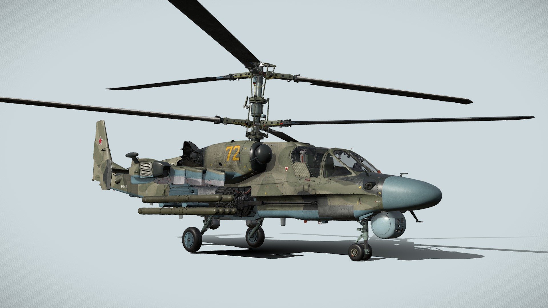 Ka-52 Alligator Hokum B 3d model