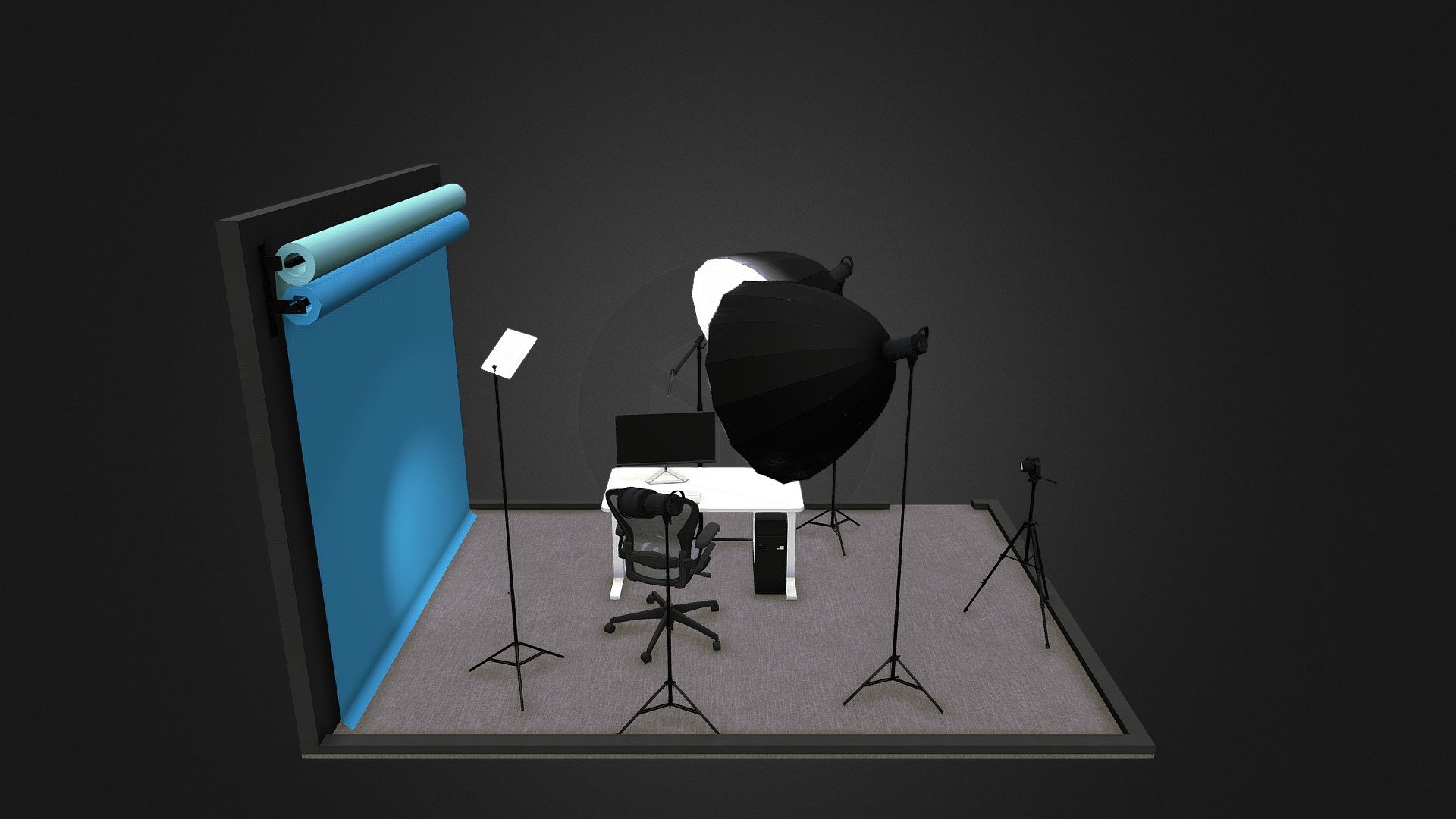 Editing Setup 3d model