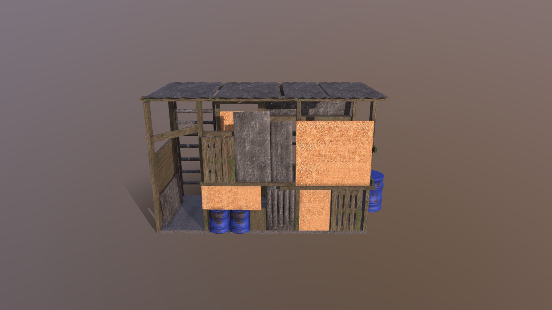 Junk Shack 3d model