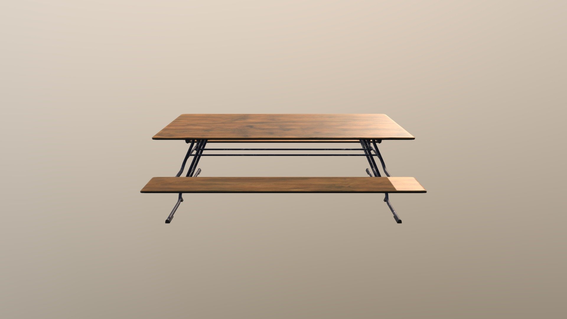 Cafeteria Table 3d model