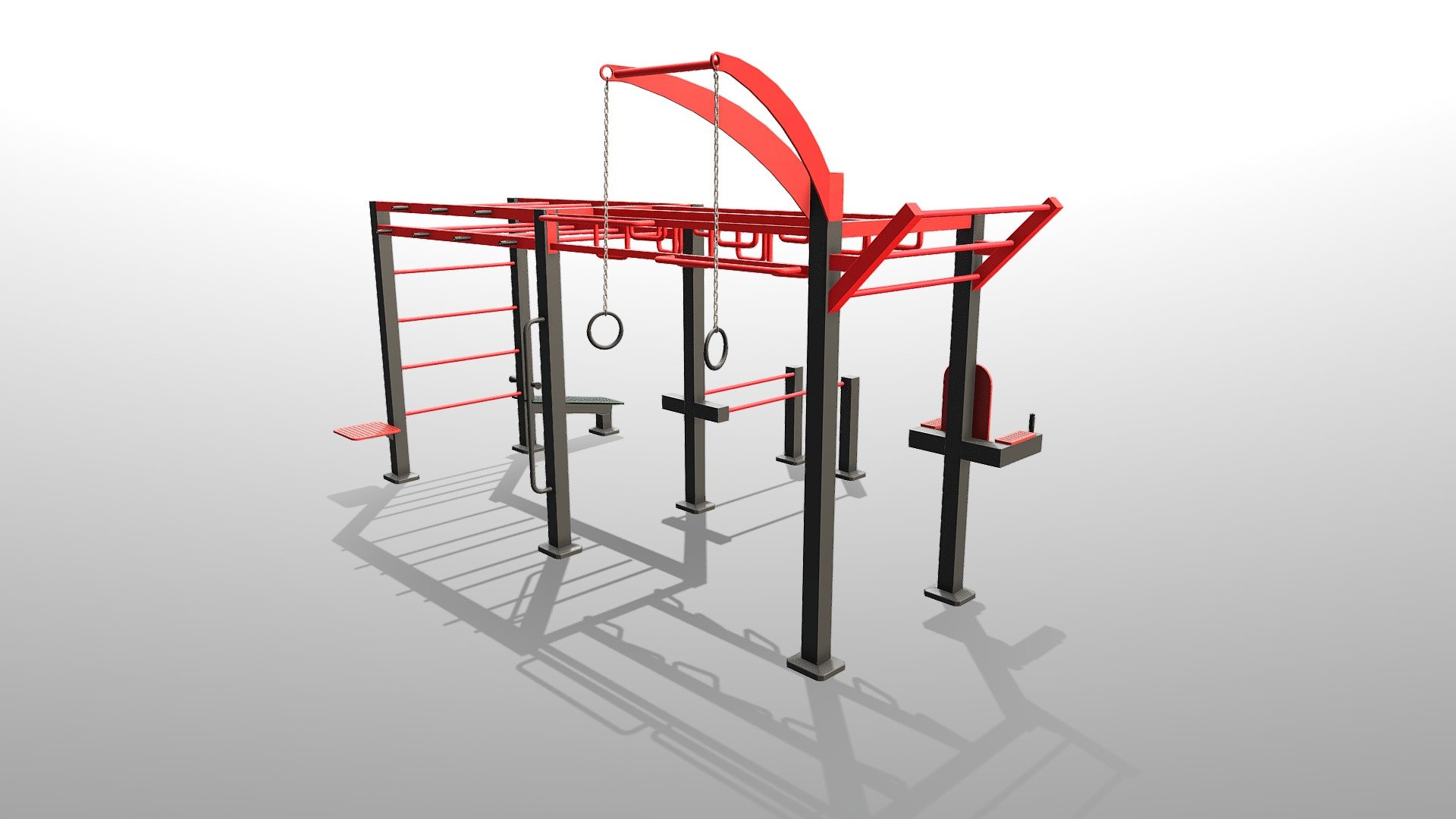 Training Fitness 3d model