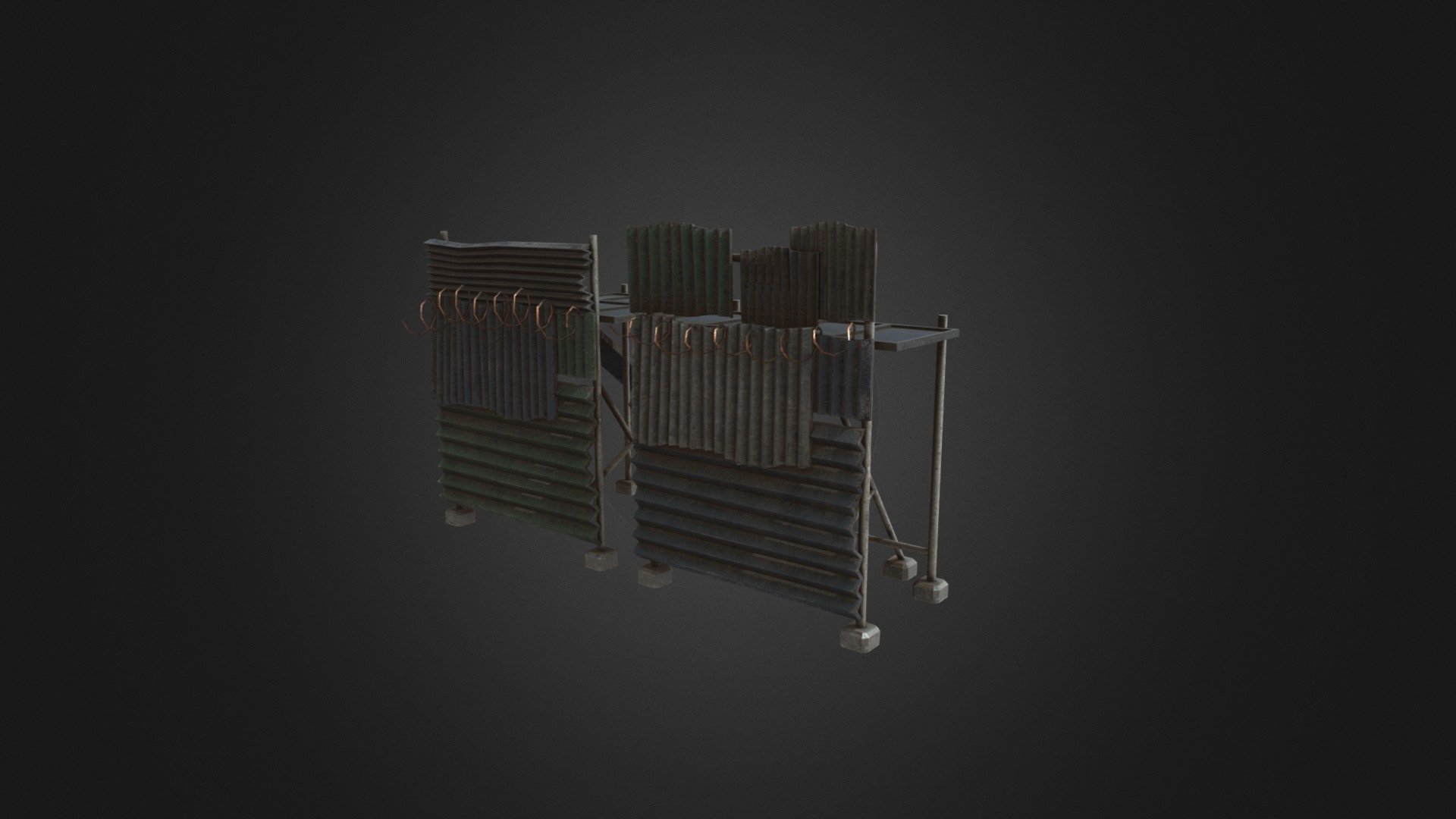 Junker Fence 2 3d model