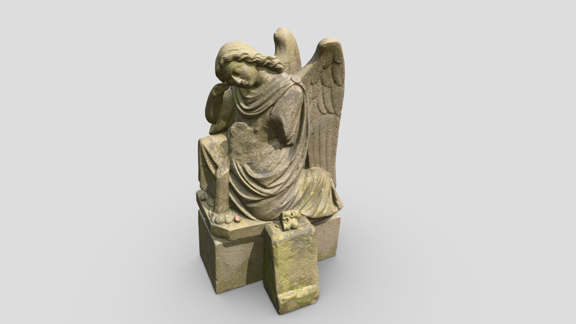 Graveyard Angle Small, 4K PBR textures 3d model