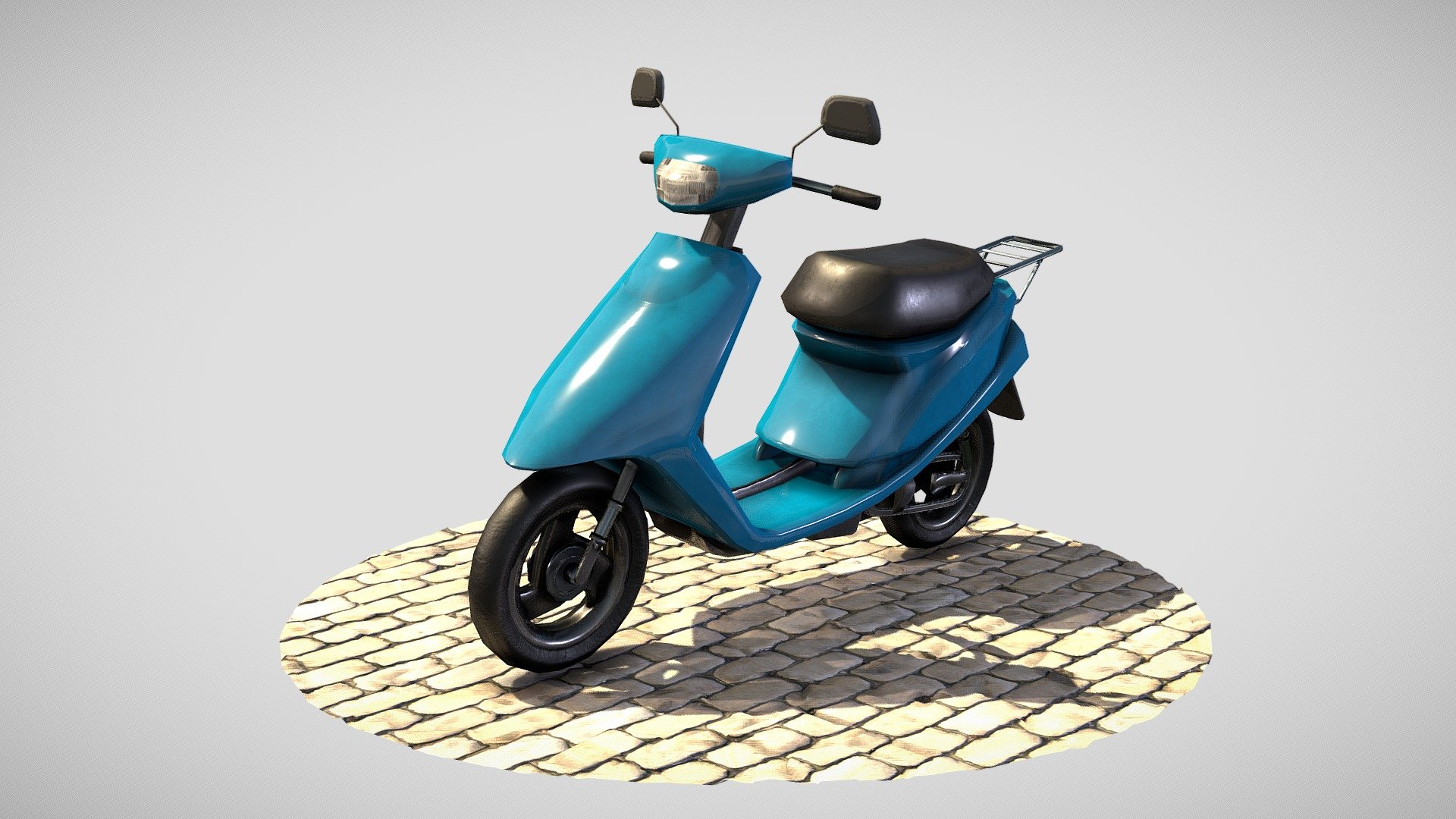 Classy scooter 3d model