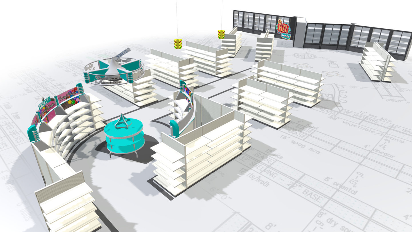 Supermarket Confection 3d model