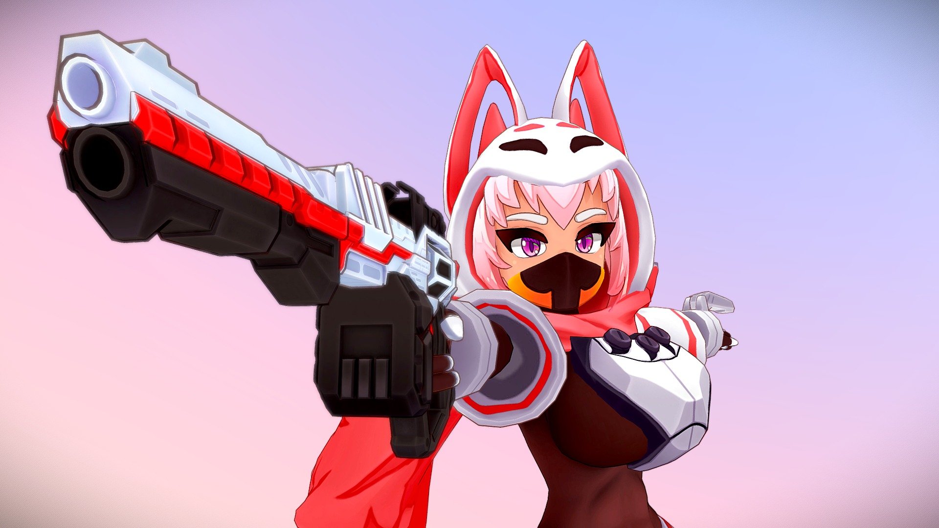 [VTuber] Kiyomi Hoshi: MAGNUM Boost [Commish] 3d model