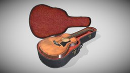 Full Case Open Guitar