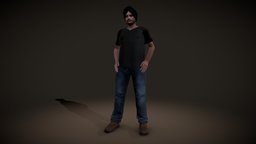 Sidhu Moose Wala 3d Model