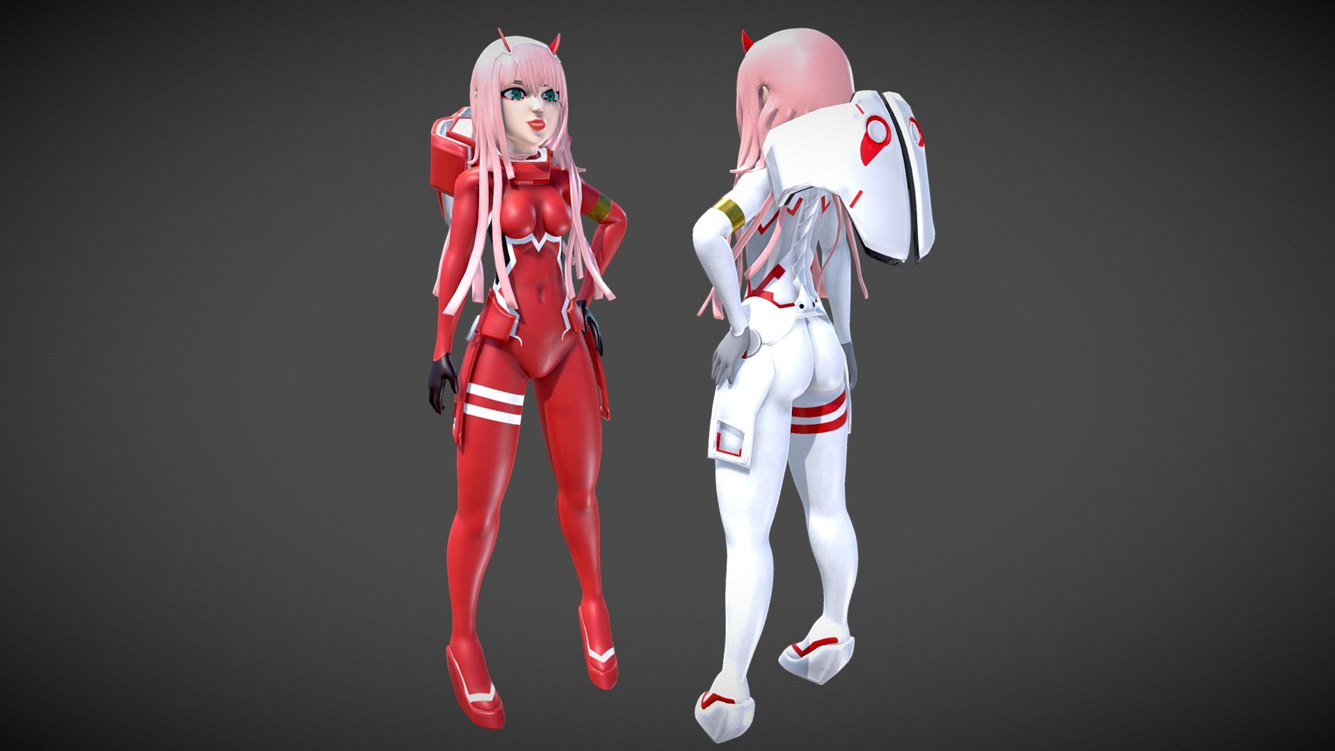 Zero Two 3d model