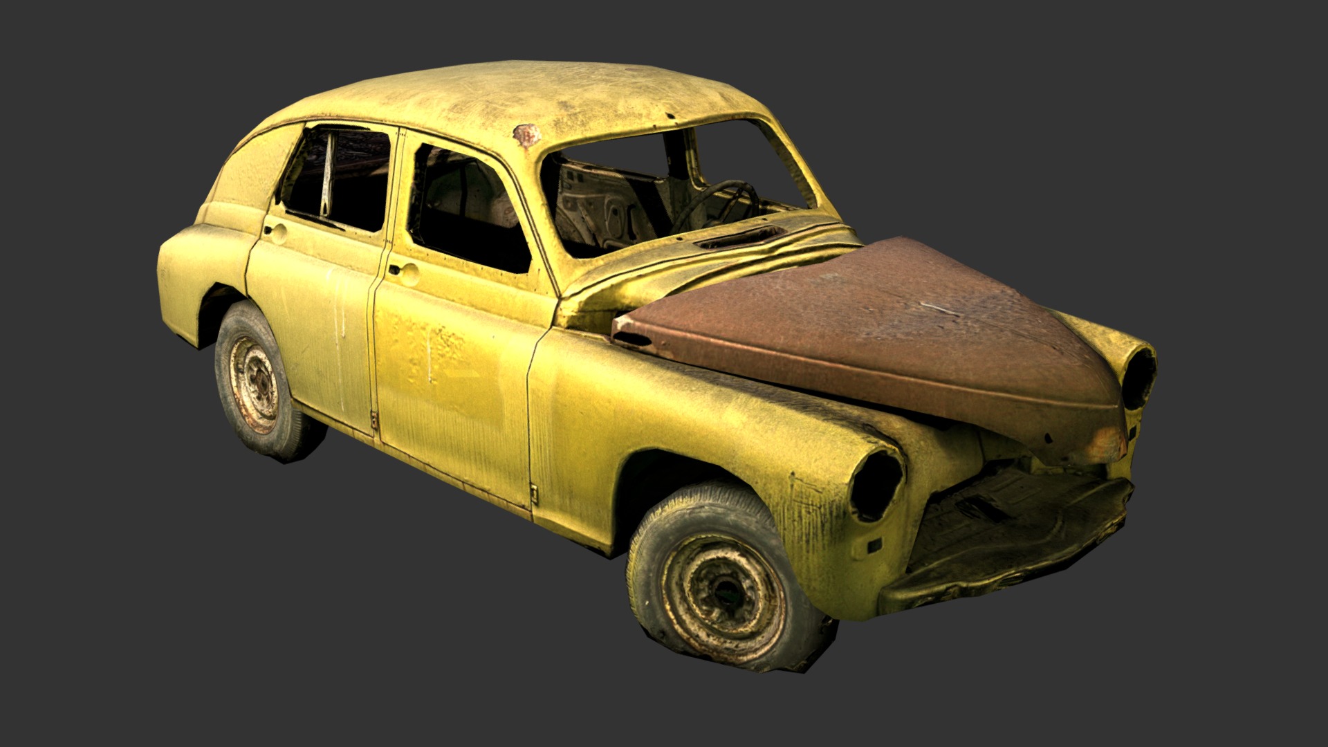 GAZ M-20 3d model