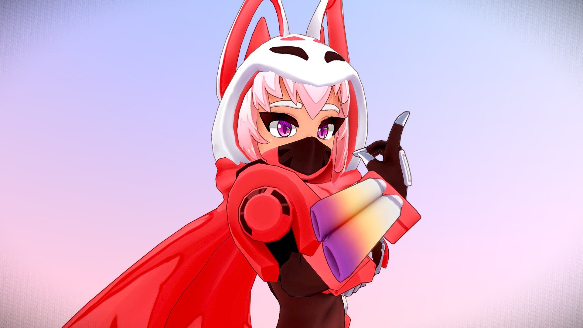 [VTuber] Kiyomi Hoshi: BOOST Magnum [Commish] 3d model