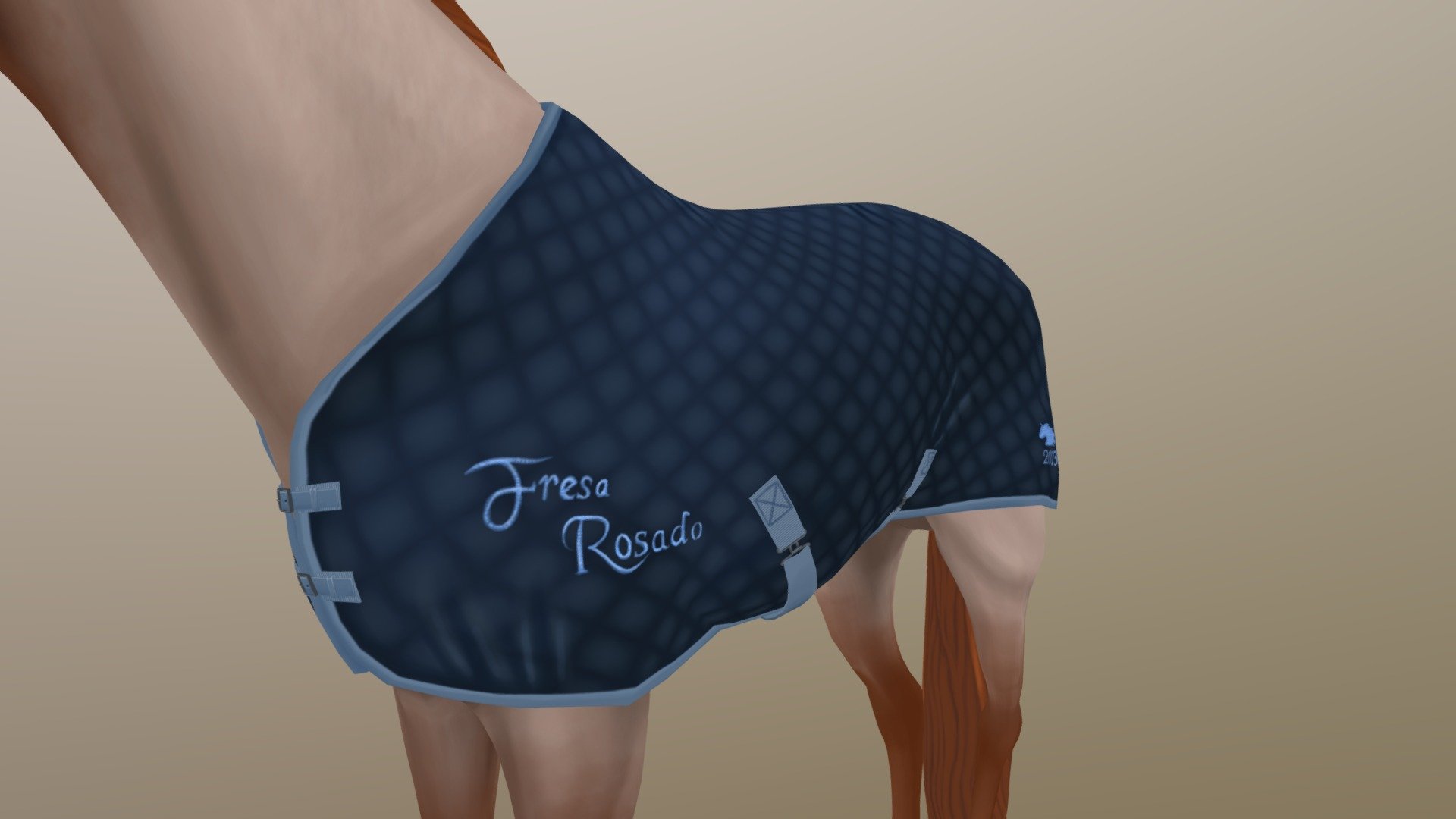 Horse Blanket 3d model