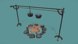 Fireplace (Lowpoly