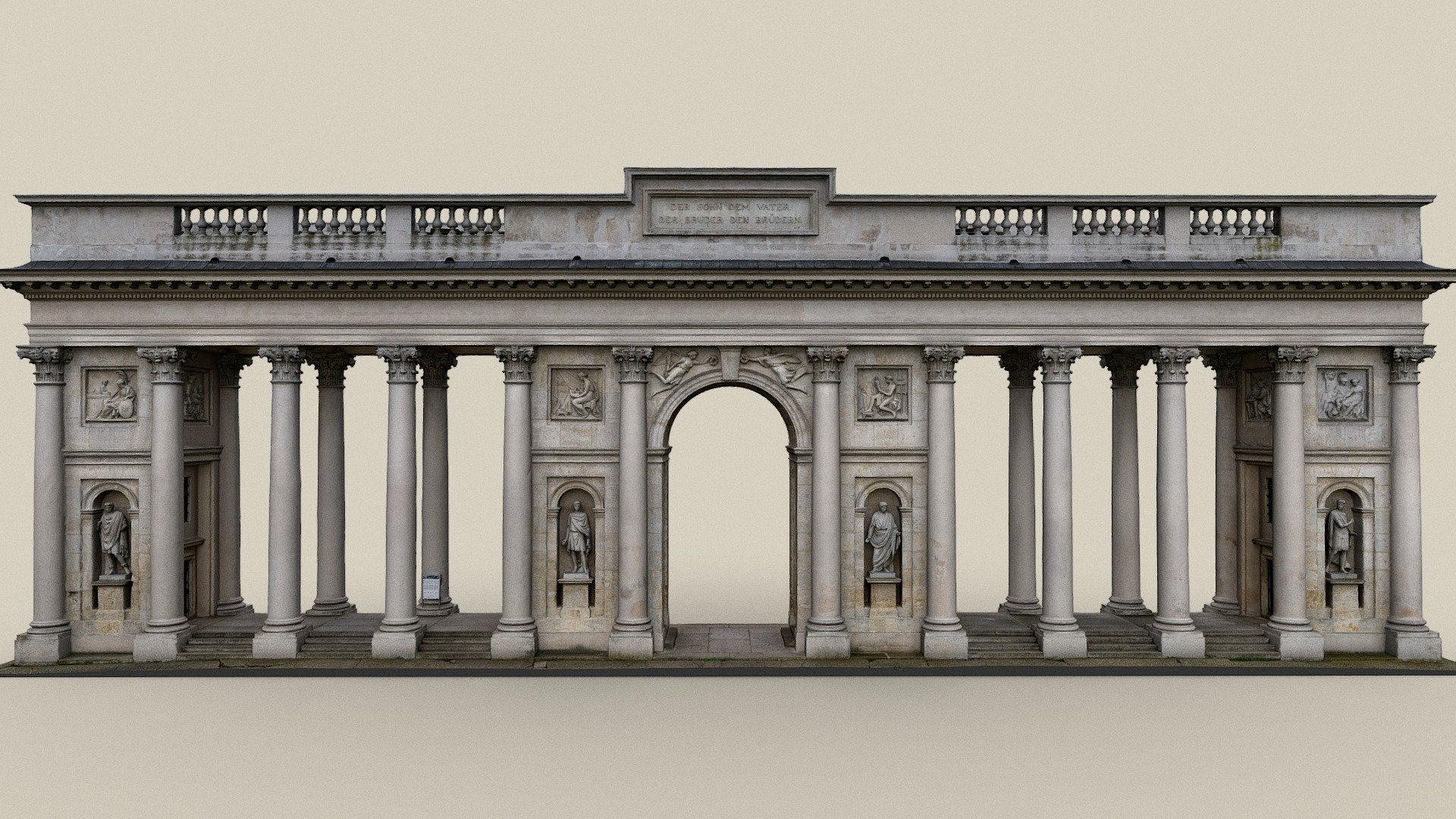 Reistenkolonnade 3d model