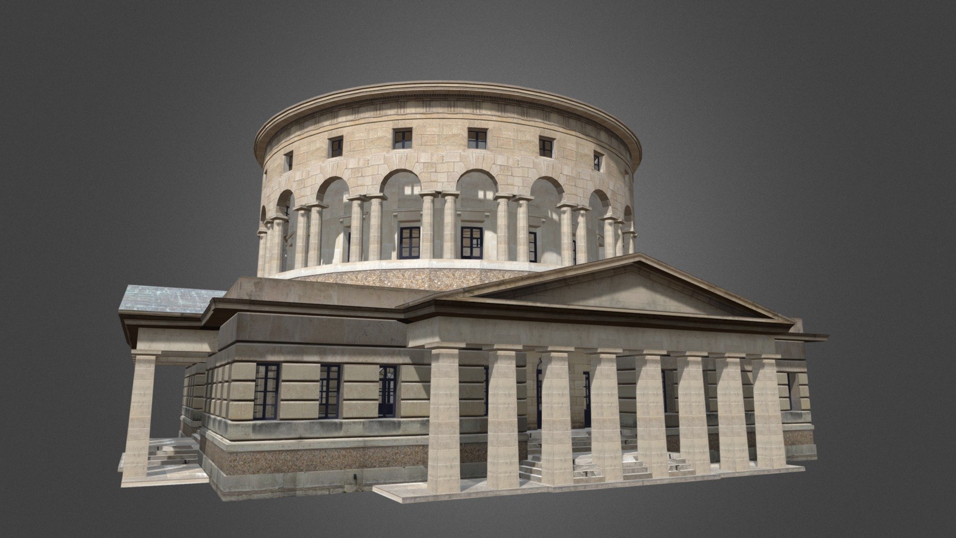 Barrière Saint-Martin or Rotonde de Stalingrad 3d model