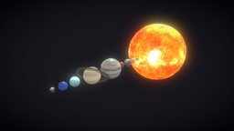 Photorealistic Solar System + Pluto 8k Textures