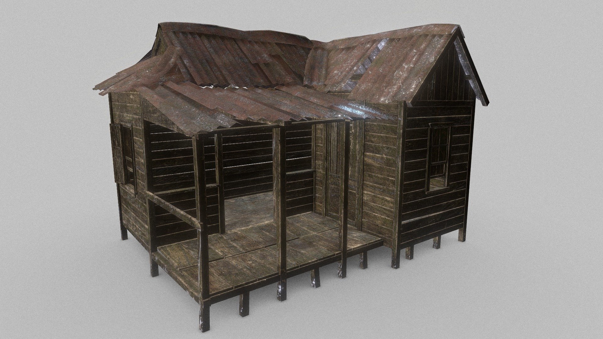 Rural Shack/Lodge 3d model