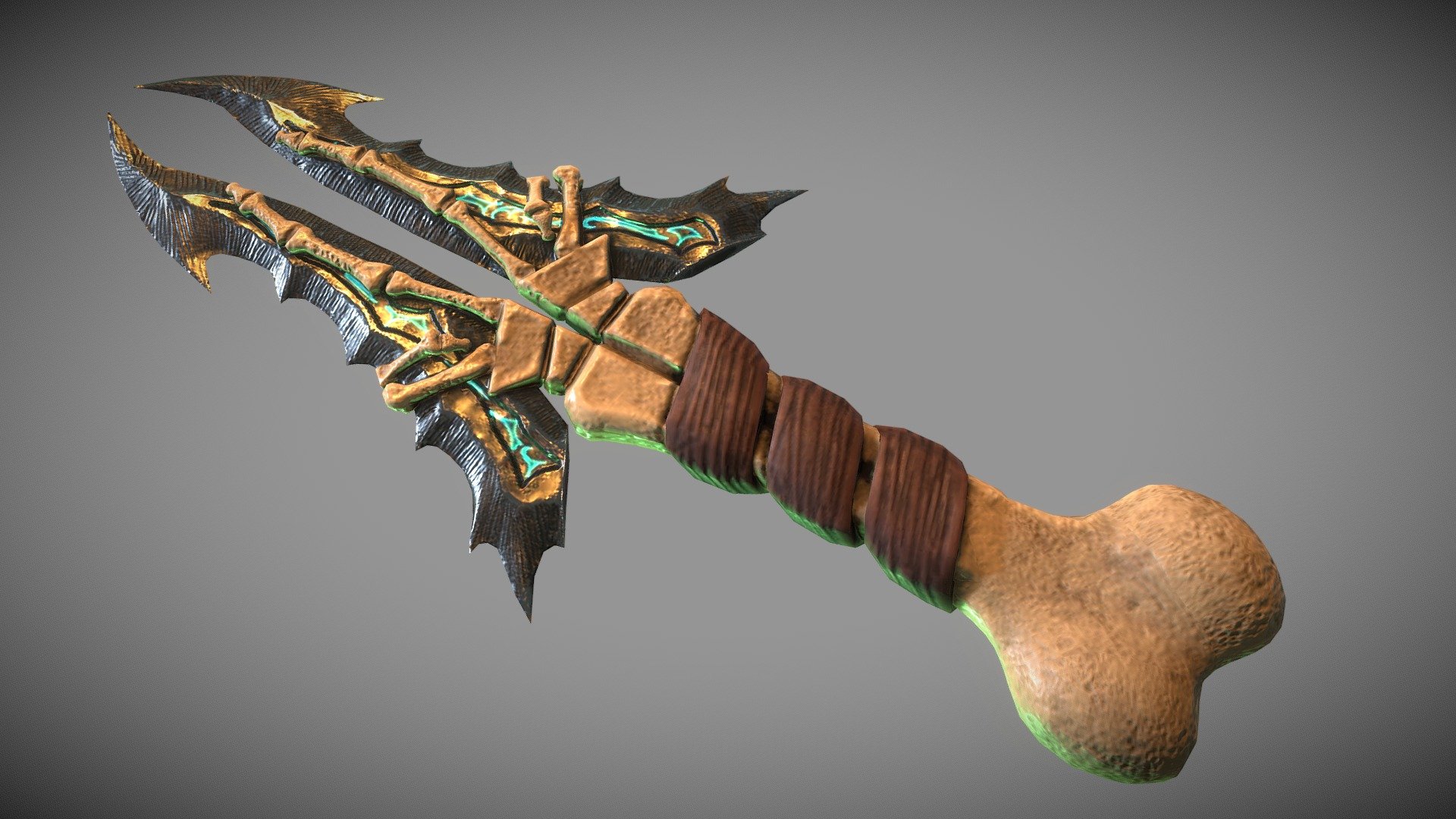 Skeleton Dagger 3d model