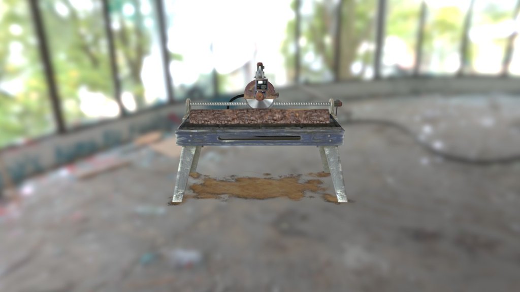 Console Sawmill (wood) 3d model