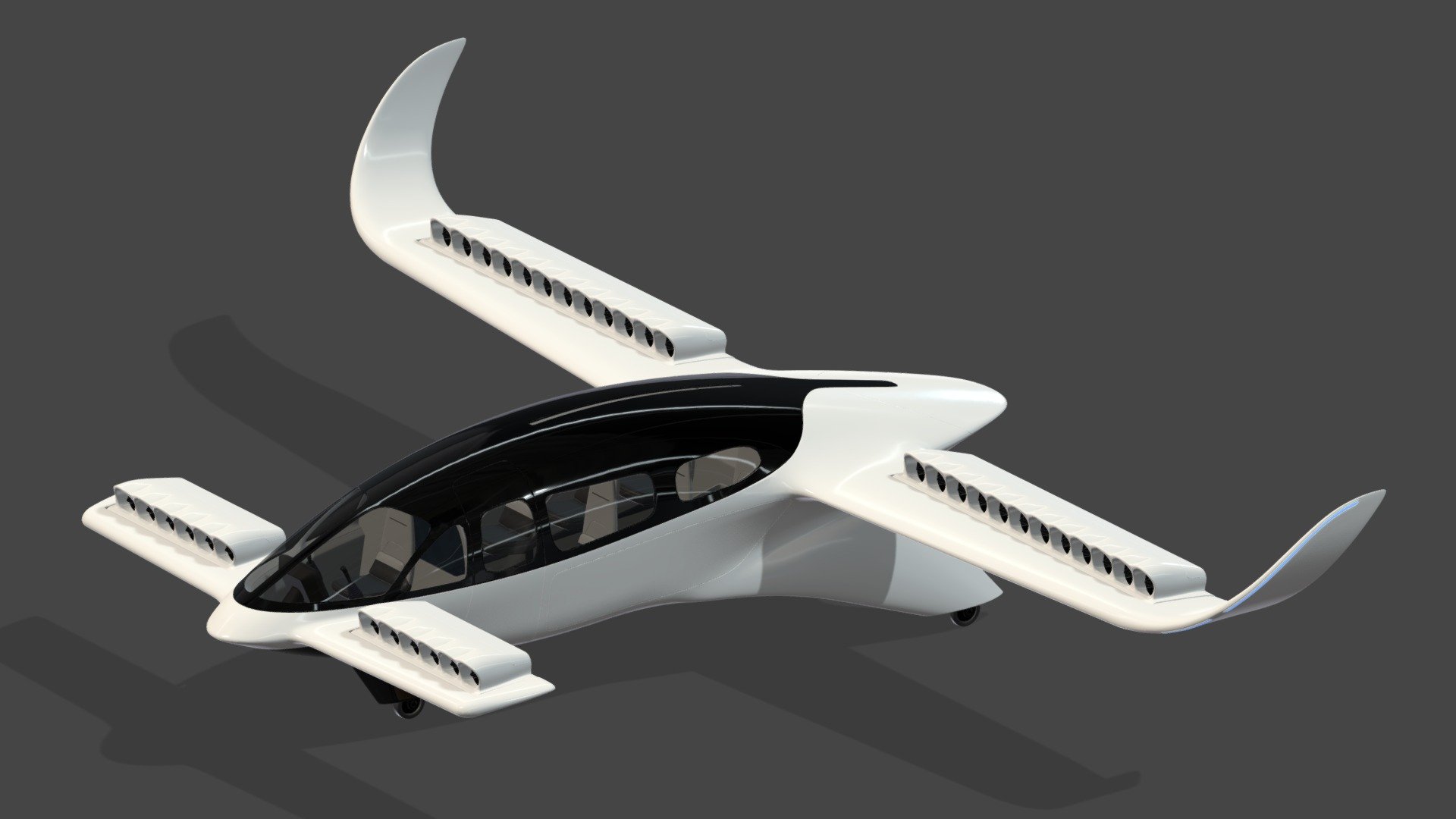 Lilium Jet Flying Taxi 3d model