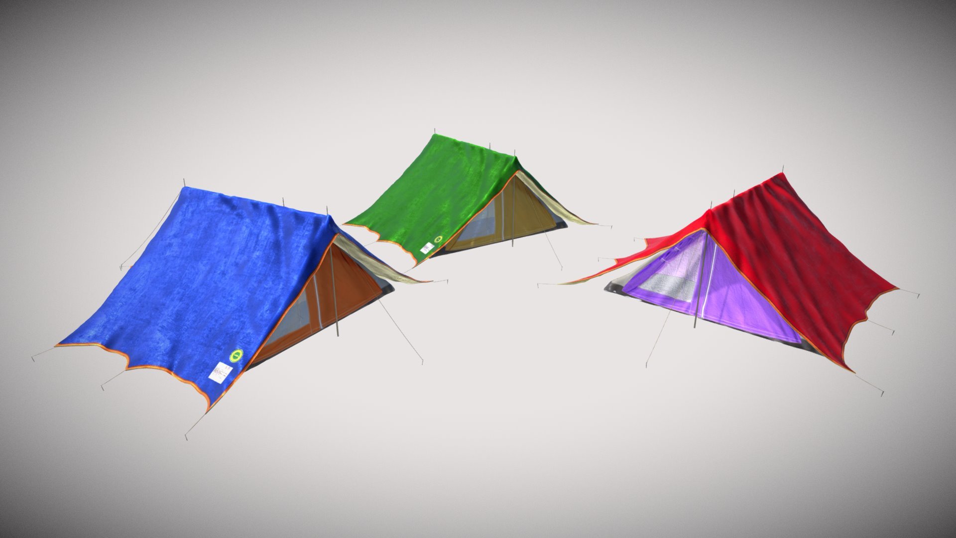 Tents Canadese Classic 3d model