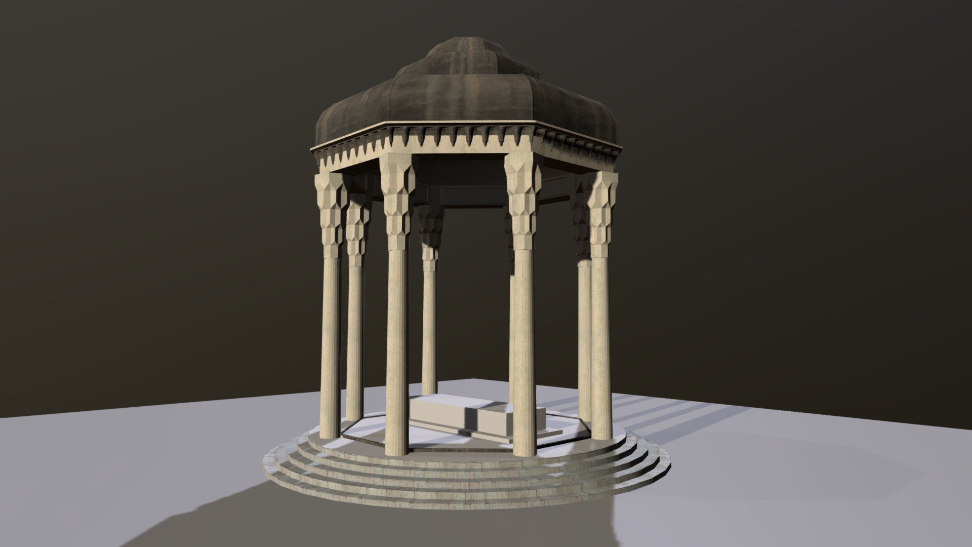 Hafez Tomb 3d model