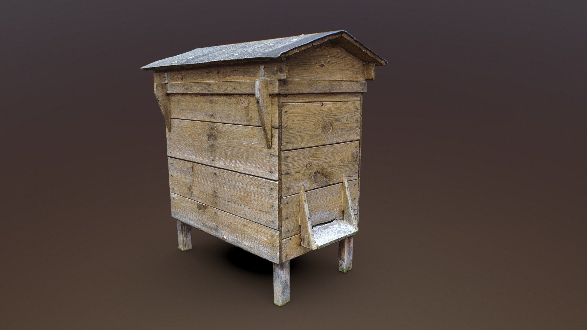 Beehive box 3d model