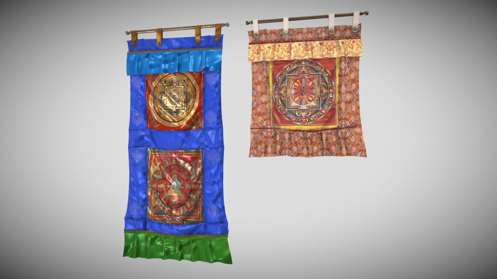 Tibetan Mandala 3d model