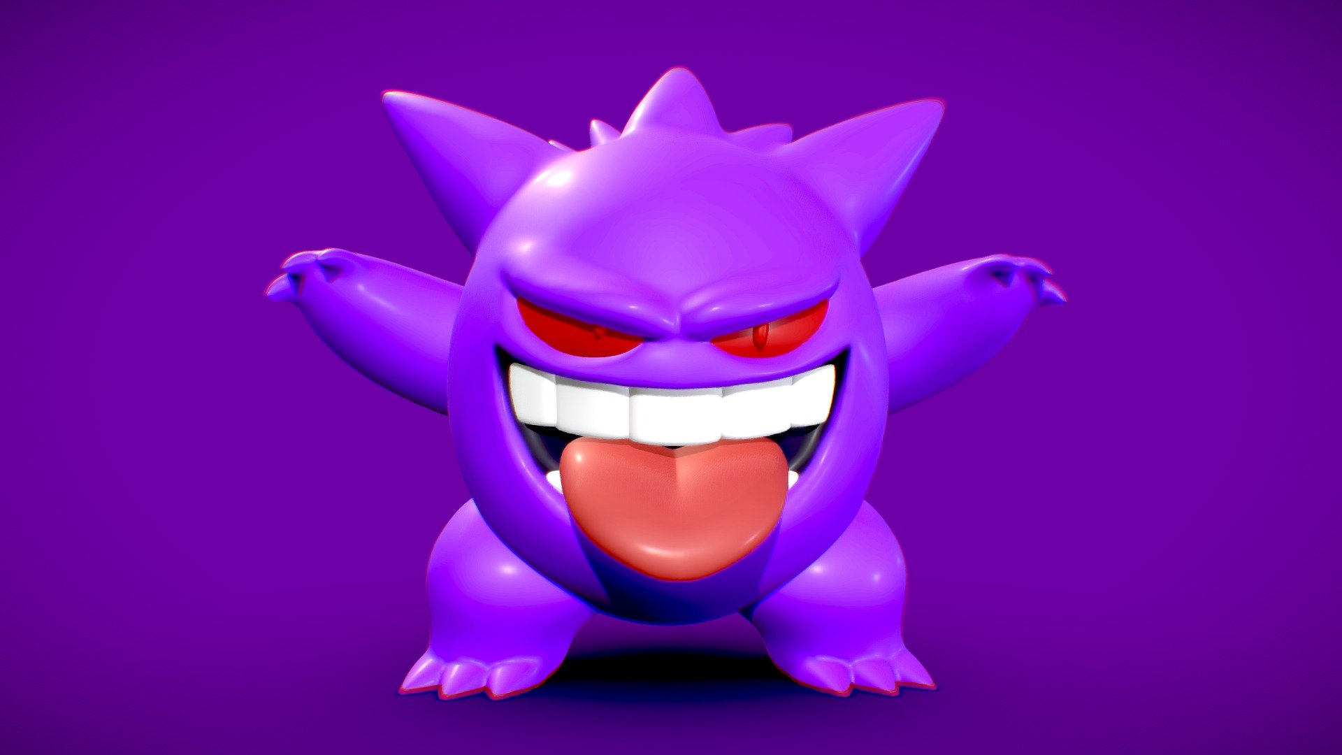 Gengar Sinister 3d model