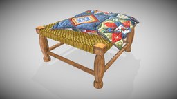 Mini Footstool- Graty