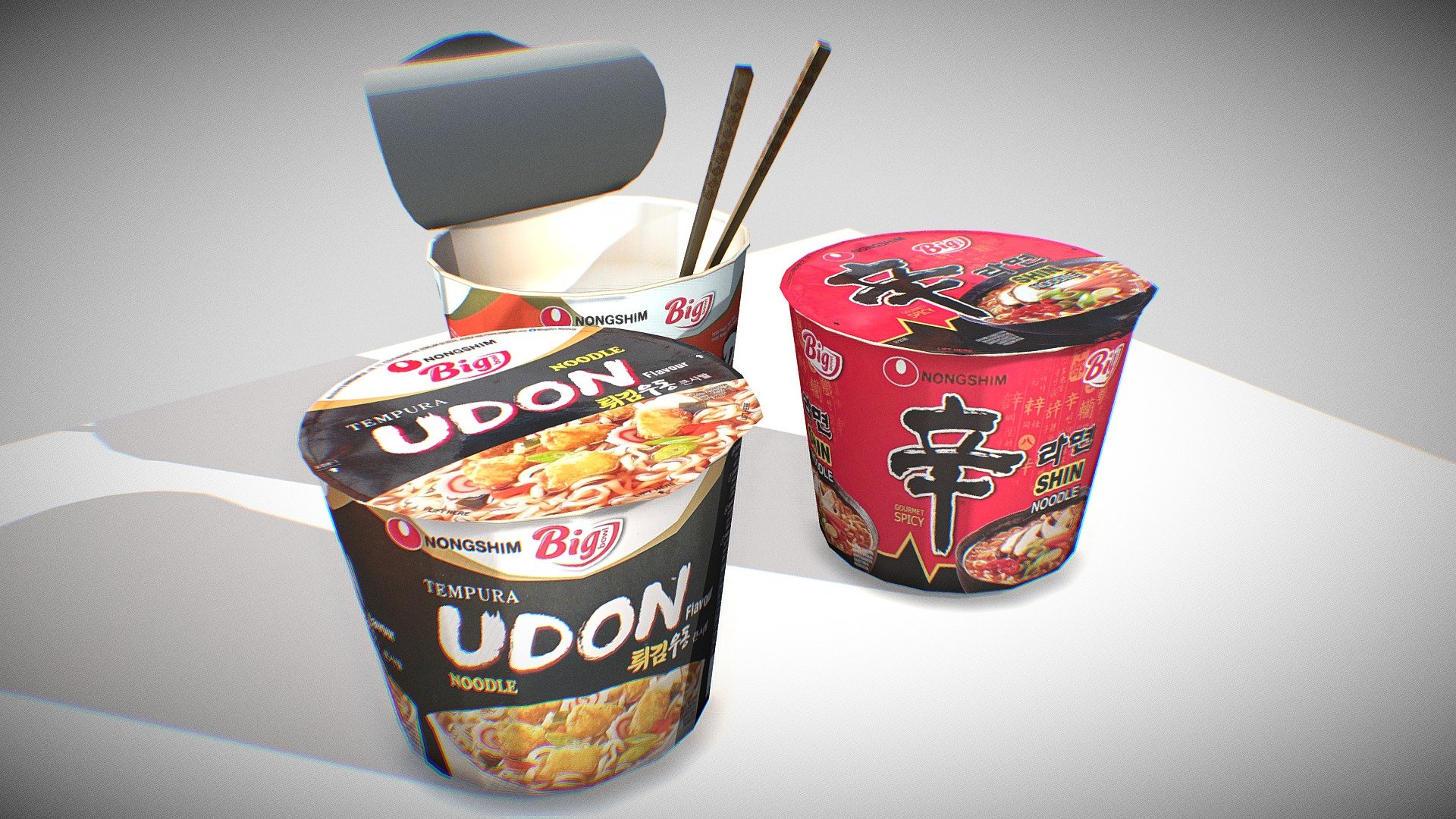 some tasty noodles 3d model