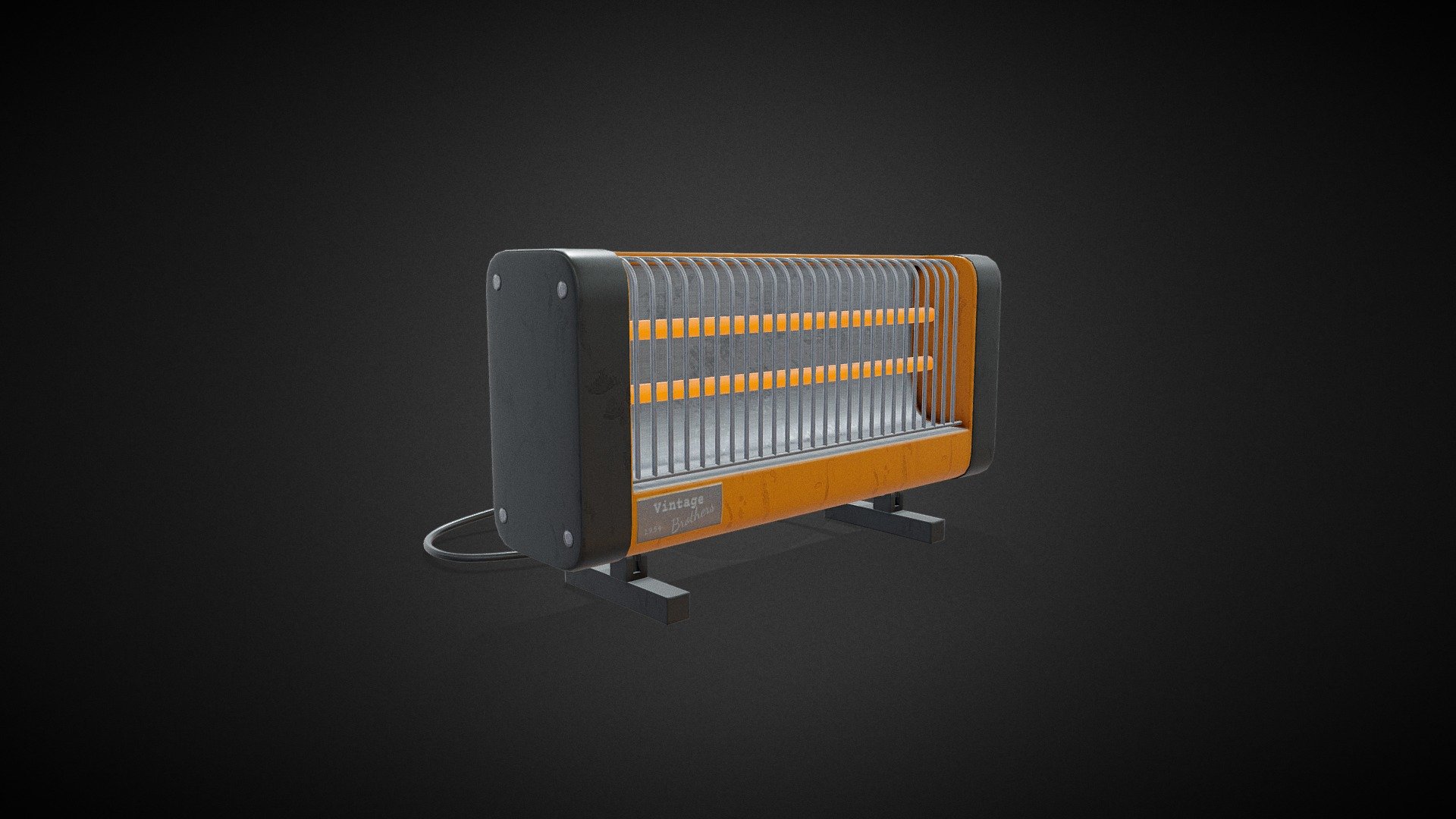 Vintage Heater 3d model