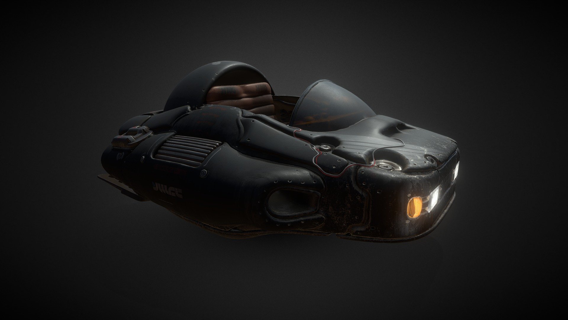 Dragon Ball Hover Car 3d model