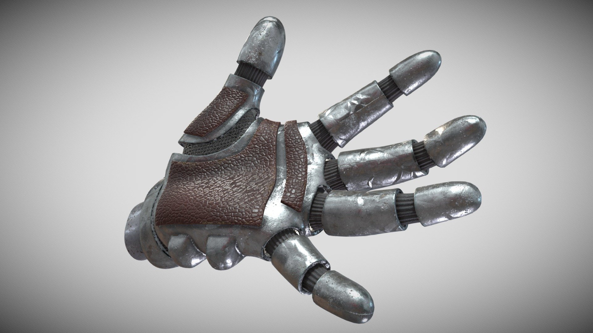 Mano Hand Cyborg 3d model