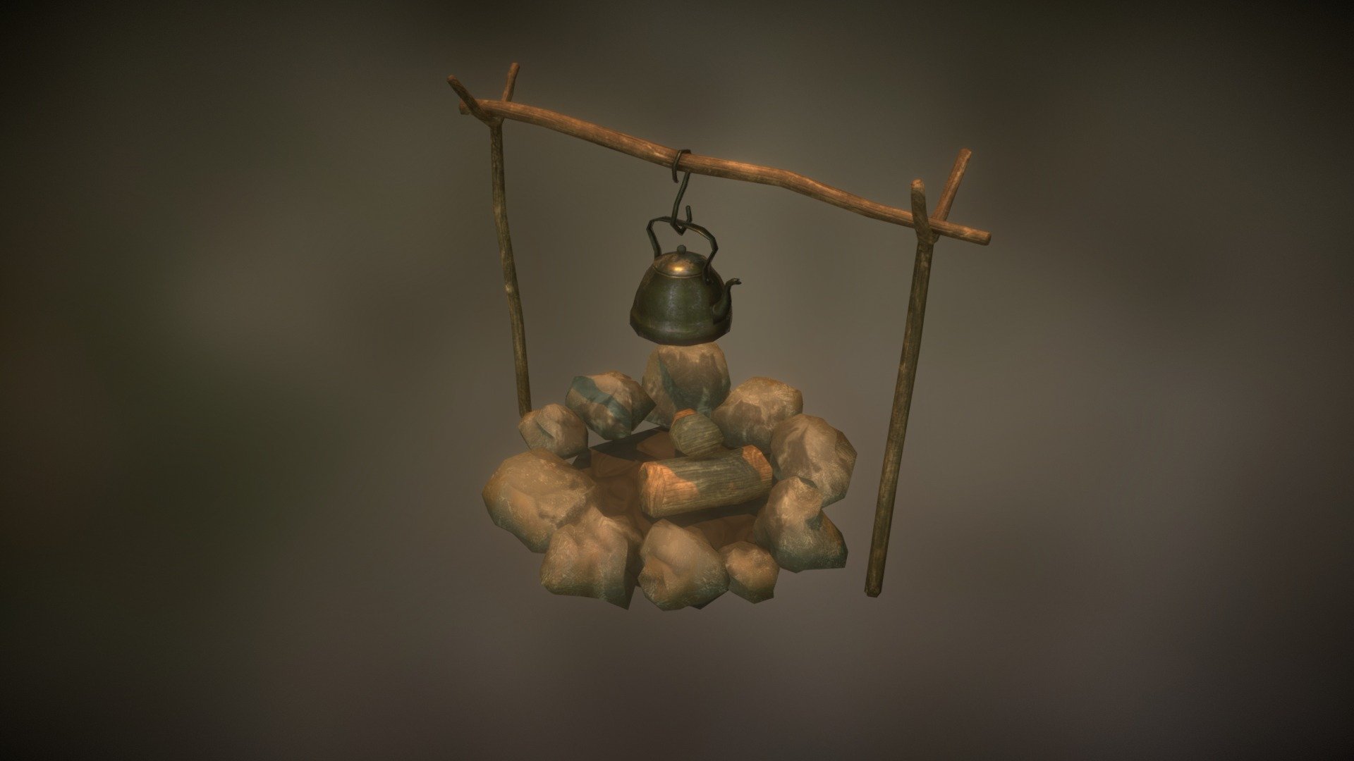 Camping Items 3d model