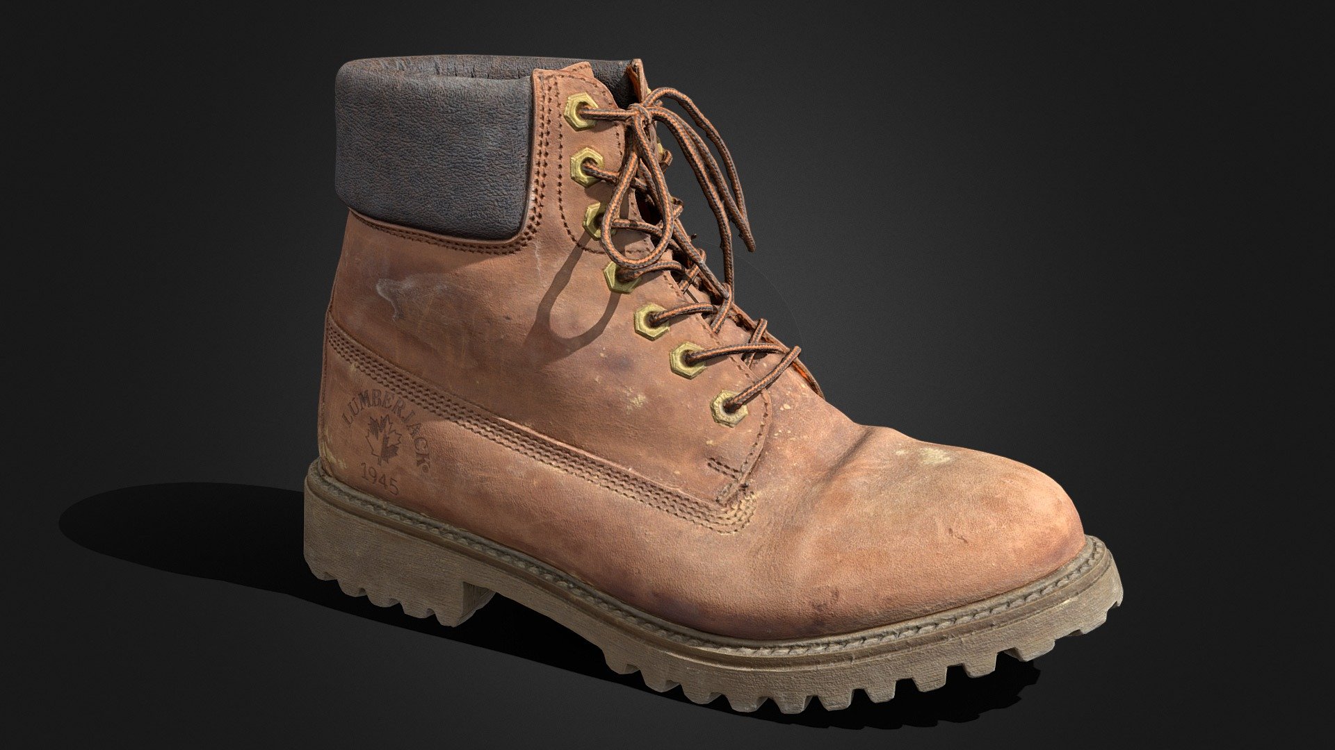 Lumberjack Boot (used) 3d model