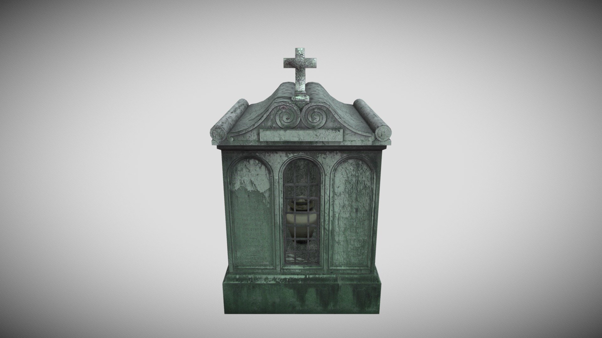 Mausoleum Urn Ash 3d model