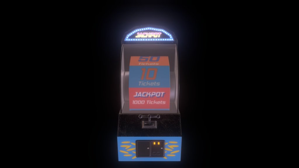 Arcade Jackpot Game 3d model