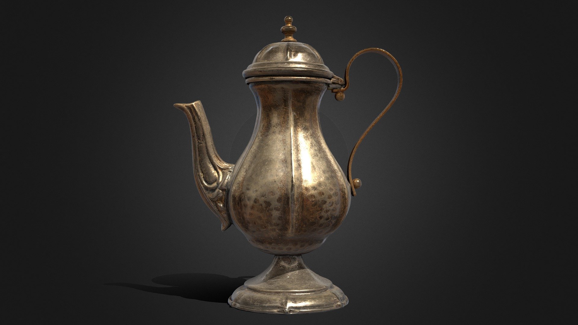 Old Dirty Broken Teapot .::RAWscan::. 3d model