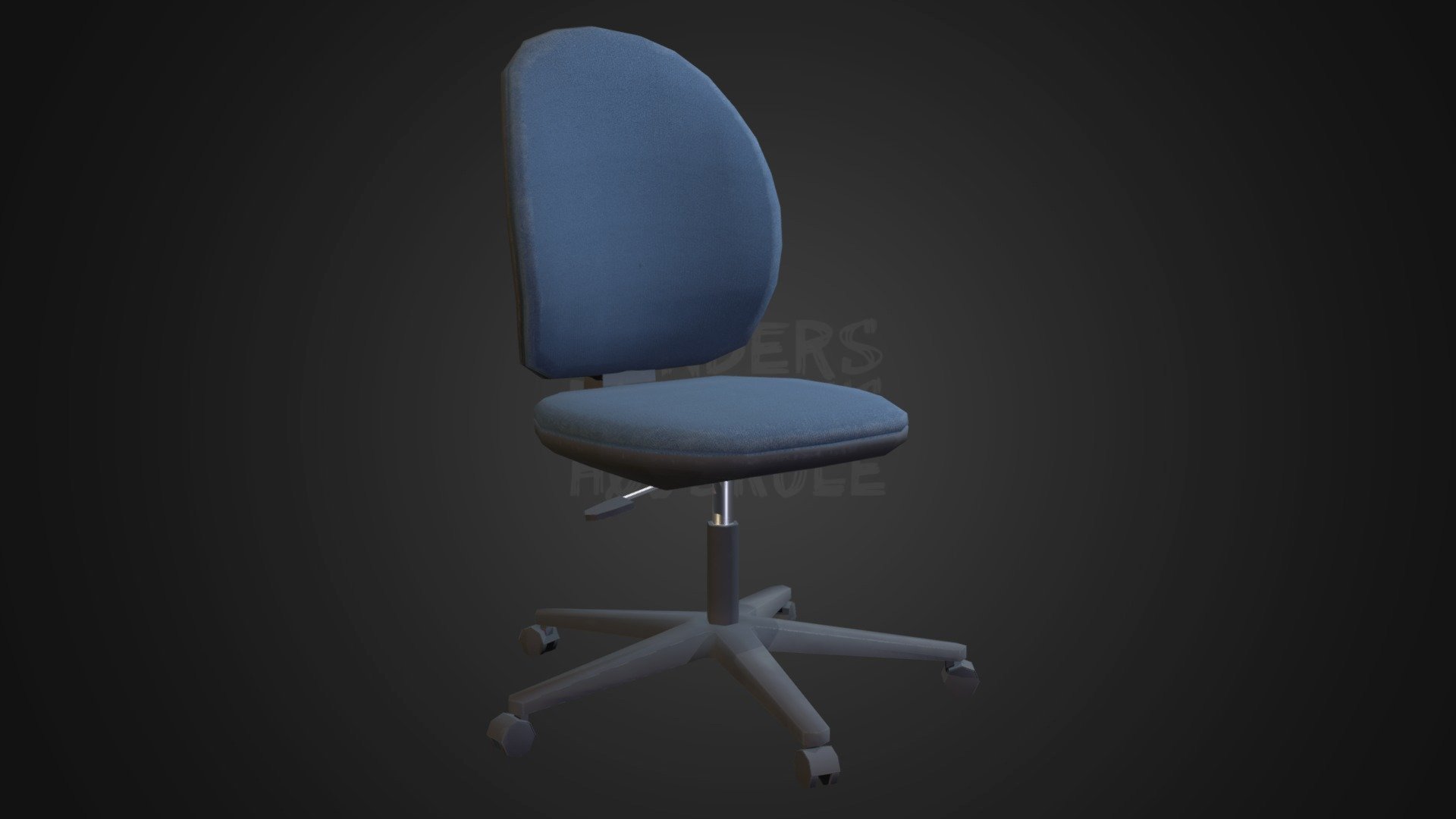 Office Chair Game Model Download 3d model